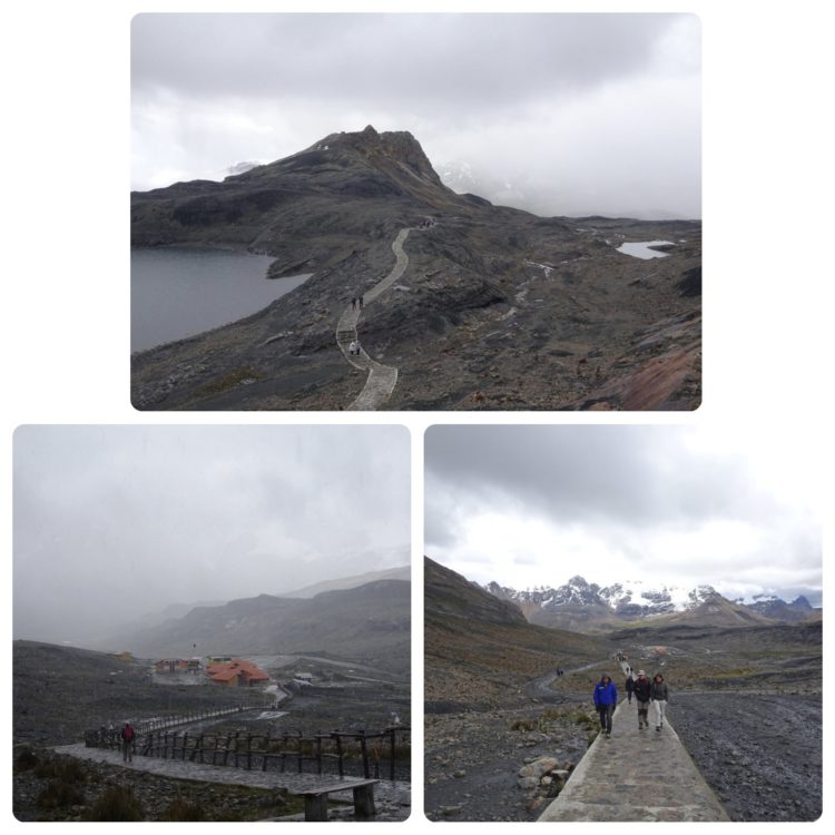 Chemin pour accéder au glacier Pastoruri. Un air de murail de chine ^^