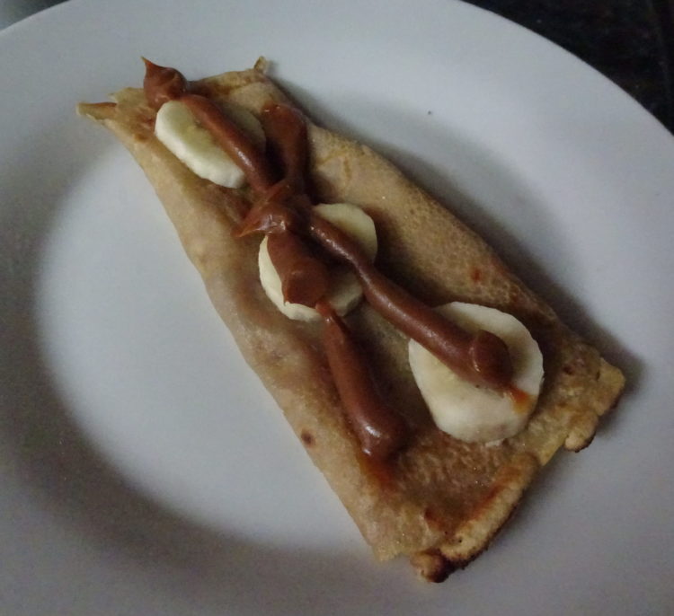 Crêpe banane-manjar, quel délice !