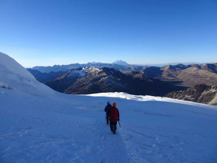 Descente vers le campo alto