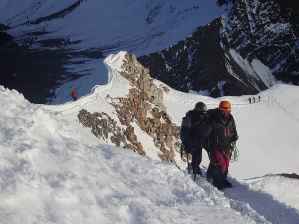 Vue depuis le sommet du Huayna Potosi - 6088 m