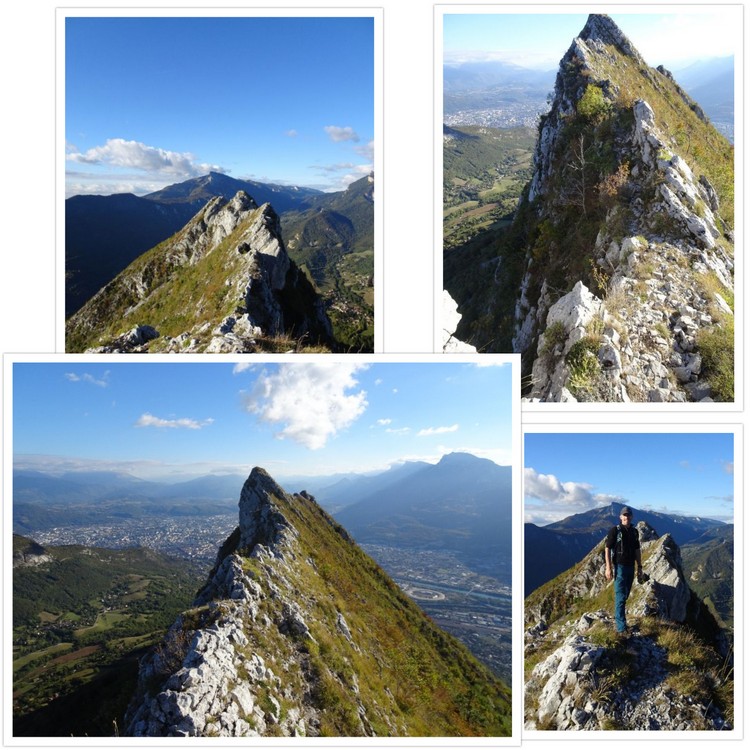 Autres passages aériens sur l'arête du Néron